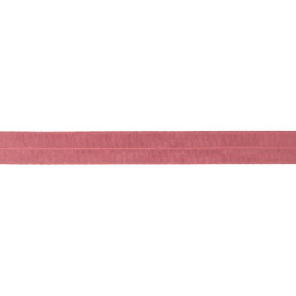 Elastisches Schrägband Breite 20 mm - Altrosa matt
